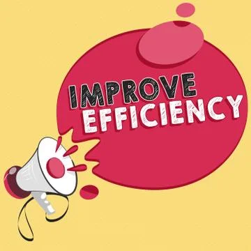 Word writing text Improve Efficiency. Business concept for Competency in perf Stock Illustration