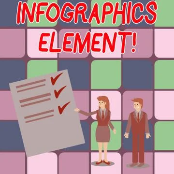 Word writing text Infographics Element. Business concept for visual image used Illustrazione stock