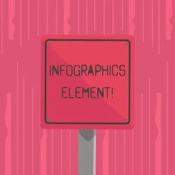 Word writing text Infographics Element. Business concept for visual image used Illustrazione stock