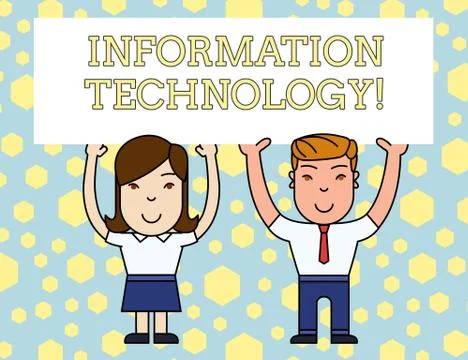 Word writing text Information Technology. Business concept for use Systems to Stock Illustration