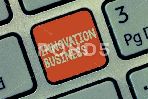 Word writing text Innovation Business. Business concept for Introduce New Ideas Stock Photos