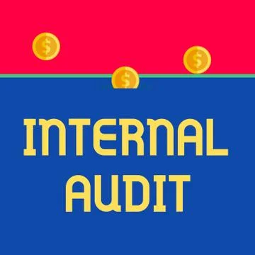 Word writing text Internal Audit. Business concept for Evaluates the イラスト素材