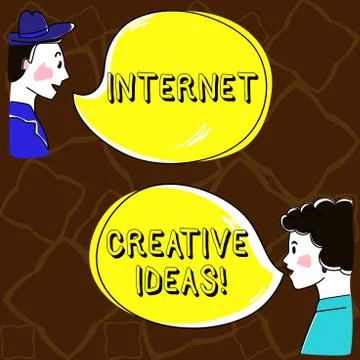Word writing text Internet Creative Ideas. Business concept for ability to make Stock Illustration