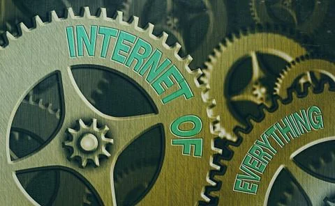 Word writing text Internet Of Everything. Business concept for smart modern city 스톡 일러스트