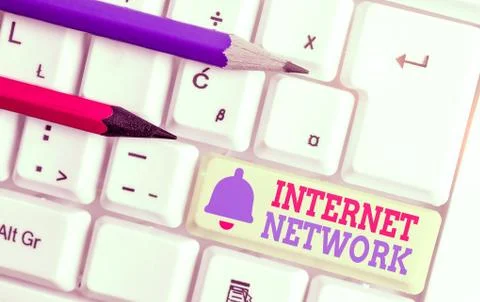 Word writing text Internet Network. Business concept for connects computers Stock Photos