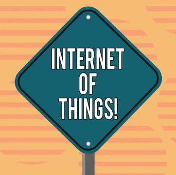 Word writing text Internet Of Things. Business concept for interconnection via イラスト素材