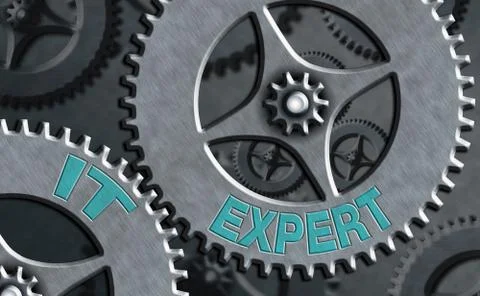 Word writing text It Expert. Business concept for expertise when dealing with Stock Illustration