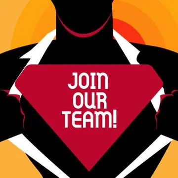 Word writing text Join Our Team. Business concept for Allied Associate Work with Stock Illustration