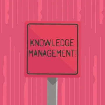 Word writing text Knowledge Management. Business concept for efficient handling Stockillustratie