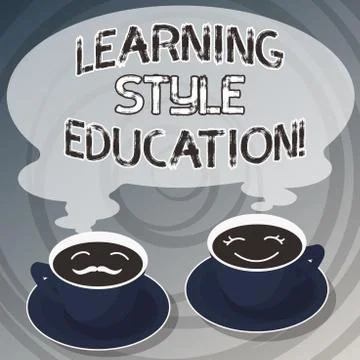 Word writing text Learning Style Education. Business concept for Method or Stock Illustration
