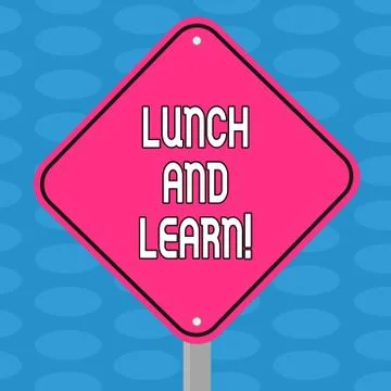 Word writing text Lunch And Learn. Business concept for Have meal and study Ilustración de archivo