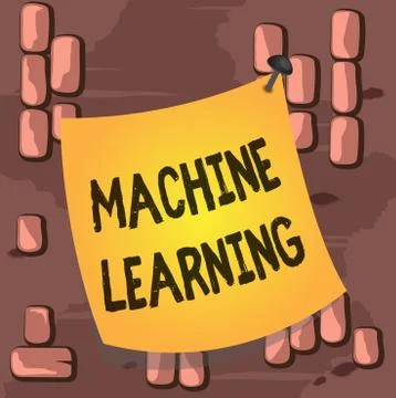 Word writing text Machine Learning. Business concept for scientific study of Stock Illustration