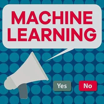 Word writing text Machine Learning. Business concept for the concept that a 库存插图