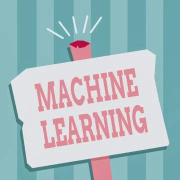 Word writing text Machine Learning. Business concept for the concept that a 库存插图
