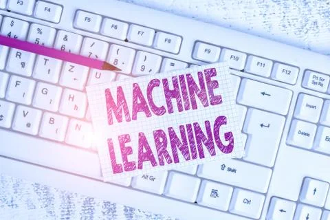 Word writing text Machine Learning. Business concept for scientific study of Foto stock