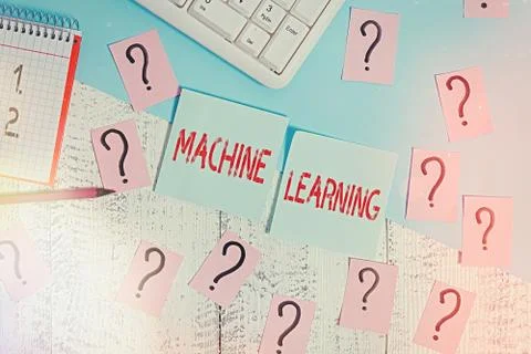 Word writing text Machine Learning. Business concept for the concept that a Foto stock