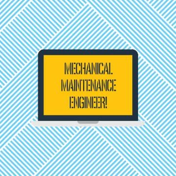 Word writing text Mechanical Maintenance Engineer. Business concept for Stock Illustration