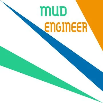 Word writing text Mud Engineer. Business concept for liable for making mixture Stock Illustration