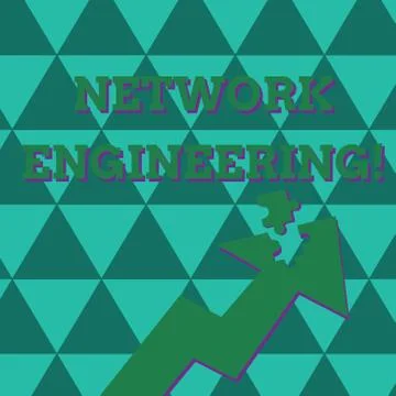 Word writing text Network Engineering. Business concept for field concerned with Stock Illustration