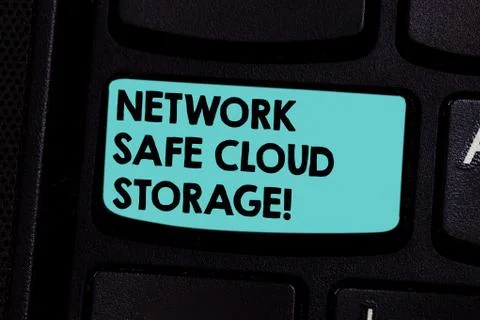Word writing text Network Safe Cloud Storage. Business concept for Security on Stock Photos