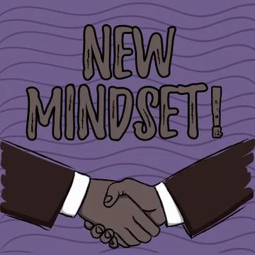 Word writing text New Mindset. Business concept for mental attitude of demons Stock Illustration