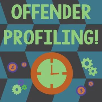 Word writing text Offender Profiling. Business concept for Develop profiles for イラスト素材