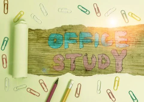 Word writing text Office Study. Business concept for any location or venue where 写真素材