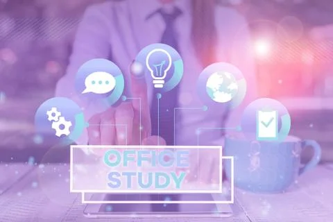 Word writing text Office Study. Business concept for any location or venue where 写真素材