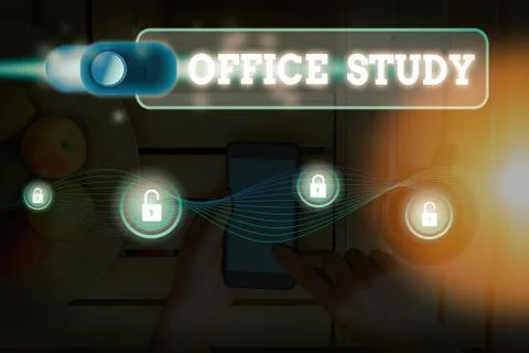Word writing text Office Study. Business concept for any location or venue where Fotos de archivo
