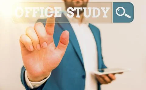 Word writing text Office Study. Business concept for any location or venue where Fotos de archivo