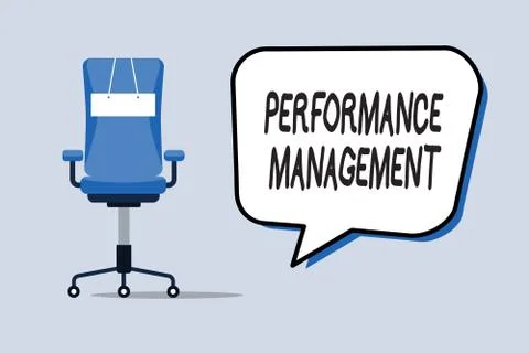 Word writing text Performance Management. Business concept for Improve Employee 스톡 일러스트