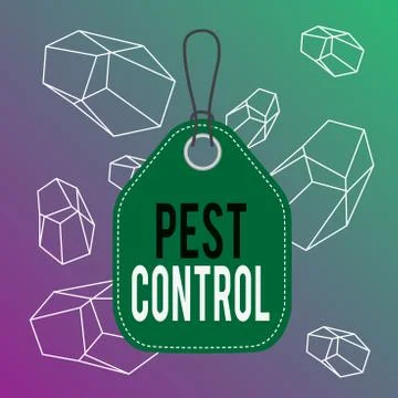 Word writing text Pest Control. Business concept for Killing destructive insects Stock Illustration