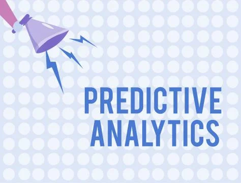 Word writing text Predictive Analytics. Business concept for Optimize Collect Illustrazione stock