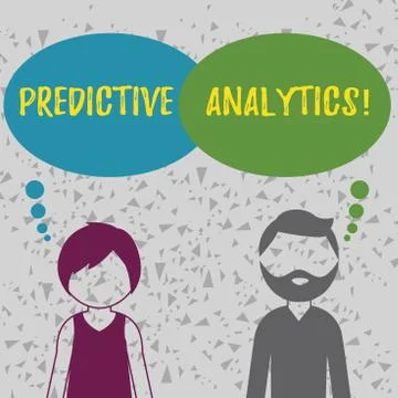 Word writing text Predictive Analytics. Business concept for Method to forecast Illustrazione stock