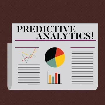 Word writing text Predictive Analytics. Business concept for Method to forecast Stock Illustration