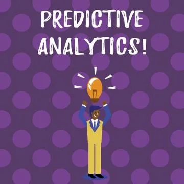Word writing text Predictive Analytics. Business concept for Method to forecast Stock Illustration