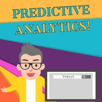 Word writing text Predictive Analytics. Business concept for Optimize Collection Stock Illustration