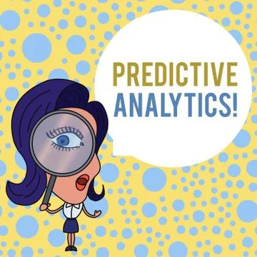 Word writing text Predictive Analytics. Business concept for Optimize Collection イラスト素材