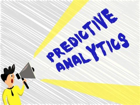Word writing text Predictive Analytics. Business concept for Optimize Collection Stock Illustration