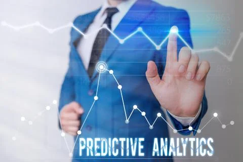 Word writing text Predictive Analytics. Business concept for Optimize Collection 写真素材