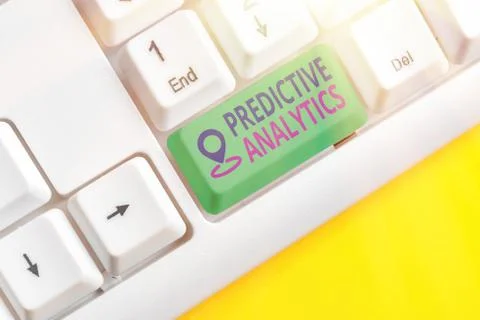 Word writing text Predictive Analytics. Business concept for Optimize Collection 写真素材