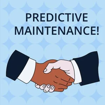Word writing text Predictive Maintenance. Business concept for Predict when Stock Illustration