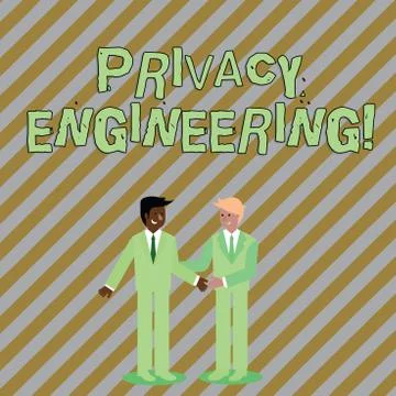 Word writing text Privacy Engineering. Business concept for engineered systems Stock Illustration