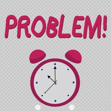 Word writing text Problem. Business concept for Trouble that need to be solved 스톡 일러스트