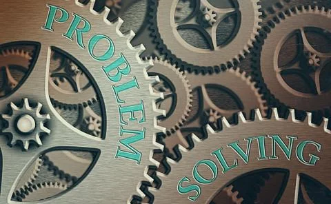 Word writing text Problem Solving. Business concept for process of finding Illustrazione stock