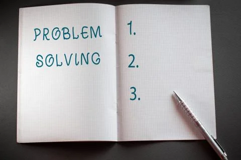 Word writing text Problem Solving. Business concept for process of finding Foto stock