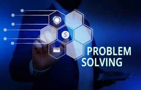 Word writing text Problem Solving. Business concept for process of finding Foto stock