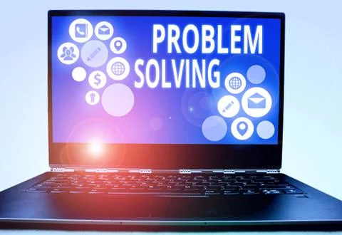 Word writing text Problem Solving. Business concept for process of finding Stock Photos