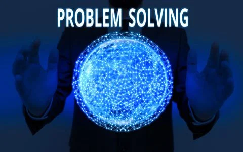 Word writing text Problem Solving. Business concept for process of finding Foto stock