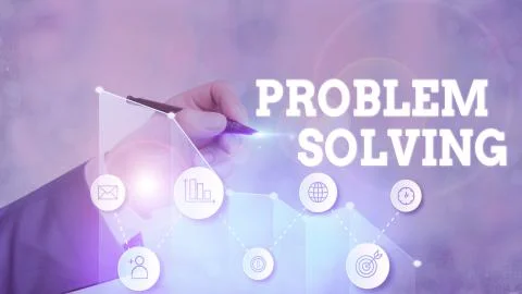 Word writing text Problem Solving. Business concept for to find an answer or Stock Photos